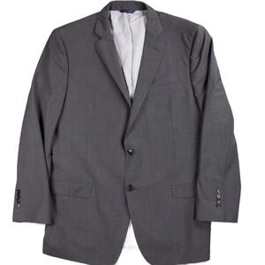 Brooks Brothers Explorer Blazer Mens 46L Madison Fit Gray‎ Wool Two Button